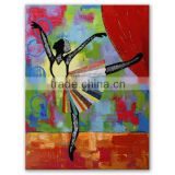 High quality Abstract Modern ballet dancer girl oil painting wall art home decoration