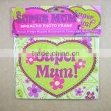 Advertising Magnetic Kraft Paper Photo Frame Fridge Magnet, Heart Shape Fridge Magnet