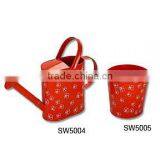 Antique Garden Metal Round / Watering Can / Planter Shower / Watering Pot thumbnail-3