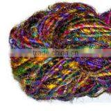 4 DEFERENT SARI SILK YARN thumbnail-1
