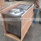 Flat Pan Rolls With 6 Tanks Keep Fresh Stir Ice Cream Machine Good Quality Good Price thumbnail-3