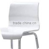 Hot Sale Contemporary Popular Style White Color Bar Stools Chair With Back thumbnail-4