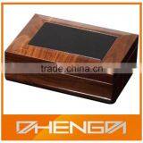 Custom Make Matte Wooden Tea Chest Box With Compartments thumbnail-5