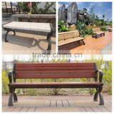 Waterproof WPC Garden Bench Outdoor Chair