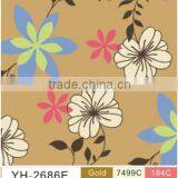 YH-2686 Embossed Tablecloth With Non-woven/fannel Backing (golden/silver Grounding) thumbnail-2