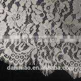 romantic 3m wide nylon/cotton eyelash lace fabric Oeko-Tex standard for dress