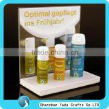 Wholesale Cosmetic Display Acrylic Skin Care Product Display,perspex Cosmetic Makeup Display Stand