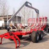 1 ton PTO forestry machinery grapple crane with biggest capacity upto 12 ton