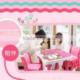 Plastic Blow Molded Plastic Children Table and Chairs Mould Manufacturer thumbnail-2