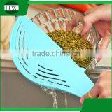Multipurpose Plastic Whale Manual Fruit Vegetable Rice Sifter Wash Washing Basin Strainer Sieve thumbnail-2