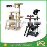 Cat Jumping Toy Scratching Wood Climbing Tower Cat Tree thumbnail-4