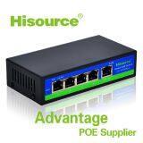 Hisource 4 Port Poe Switch IEEE802.3 AF/AT POE Switch 10/100M Ethernet Poe Switch thumbnail-3