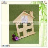 Laser Engraved House Shape Pine Wooden Key Rack Holder thumbnail-5
