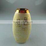 Mordern Design Golden Porcelain Type Vase for Home Decoration thumbnail-1