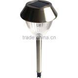 6pk Stainless Steel Solar Pathway Light LED Outdoor Garden Landscape Lawn Lamp thumbnail-3