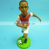 Small player 3D football figures, Hot sale plastic football player figure,Custom plastic miniature football figures