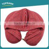 New Design Custom Printed Pillow Case U Shape Travel Hoodie Neck Pillow Travel Hooded Pillow With Sweatshirt Hat thumbnail-4