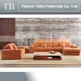 Modern Luxury Full Grain Leather Living Room Sofa Set thumbnail-2