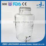 8L Juice Glass Dispenser With Spout and Sealed Swing Top Lid thumbnail-1