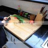 Eco-friendly Solid Natural Wooden Cutting Chopping Blocks Bread Fruit Board thumbnail-2