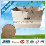 Recycled Flat Handle Brown Krafts Paper Bags Custom, Kraft Paper Shopping Bag thumbnail-4