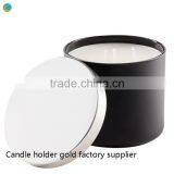 Soy Scents Wax Silver Lid Width Mouth Glass Candle