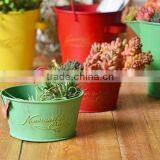 Cheap Mini Garden/home Metal Flower Pot Planter for Kids thumbnail-3