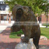 2015 Hot Sale Garden Decor Outdoor Bronze Bear Sculptures thumbnail-2