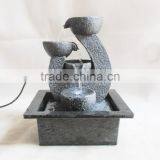 Resin Table Water Fountain With 4 Bowls thumbnail-1