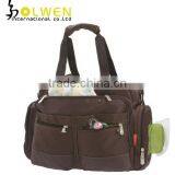 Custom Brown Diaper Bag thumbnail-1