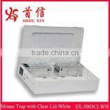 Eco Friendly Mousetrap With White Powder Coating SX-5003CLWH