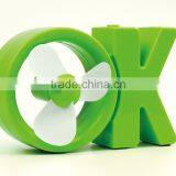 Customized Design Mini USB Desk OK Shape Blower Fan