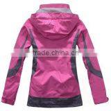 Ladies' 100% Polyester Windproof Mountaineering Jacket With Inner Fleece thumbnail-2