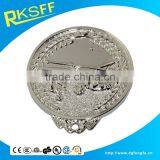 Zinc Alloy Silver Billiard Ball Medal Sports Medal With Ribbon thumbnail-1