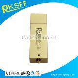 2016 Business Gifts Metal Gold Plating U Disk Shell With Logo thumbnail-3