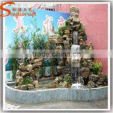 Hot Sale Stylized All Kinds of Garden Wall Fountain Indoor Artificial Waterfall Fountain thumbnail-4