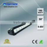 180W 30'' IP68 Off Road Led Light Bar Aluminium With Heatsink