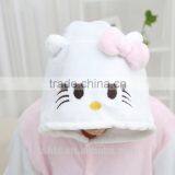 Flannel Cartoon Adult Animal Jumpsuit Animal Pajamas Jumpsuit Kitty Design thumbnail-4