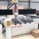 6kw Water Cooling Spindle ATC 4 Tools Change Tombstone Engraving Cnc Router