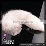 CX-R-45 Wholesale Fox Fur Hanging Decoration Key Chain thumbnail-1