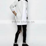 OEM Custom Wholesale Double Zips Streetwear Man Bomber Jacket in Jersey Made in China thumbnail-3