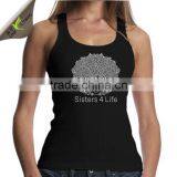 Custom Fitness Clothing Cotton Spandex Tank Top thumbnail-1