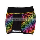 Unique 100% Polyester Rainbow Design Women Boardshorts thumbnail-4