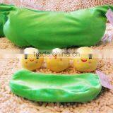 OEM Pea Polyester Funny Cute Custom Wholesale Sofa Emoji Foam Cushion Pillow thumbnail-2