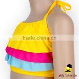 Fashion Max Children Colorful Ruffle Separable Rainbow Little Girl Swimwear Suit Clothes thumbnail-1