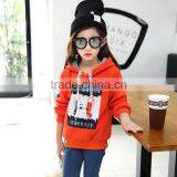 S60056B Girl's Sweet Coat Thickening Long-sleeved Hoddies thumbnail-4