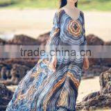 Z&M Maxi Beach Dress Ladis Maxi Dress Floral Maxi Dress Sleeveless thumbnail-5