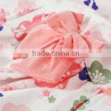 Wholesale Children Frocks Designs Sleeveless Flower Baby Girls Dress With Bowknot thumbnail-4
