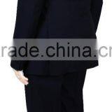 NAAMS MEN'S WOOL 2 BUTTON 2 VENT SLIM FIT SUIT JACKET FLAT FRONT PANT NAVY thumbnail-3