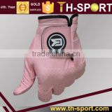 OEM Rubber Logo on Colored Golf Gloves for Women